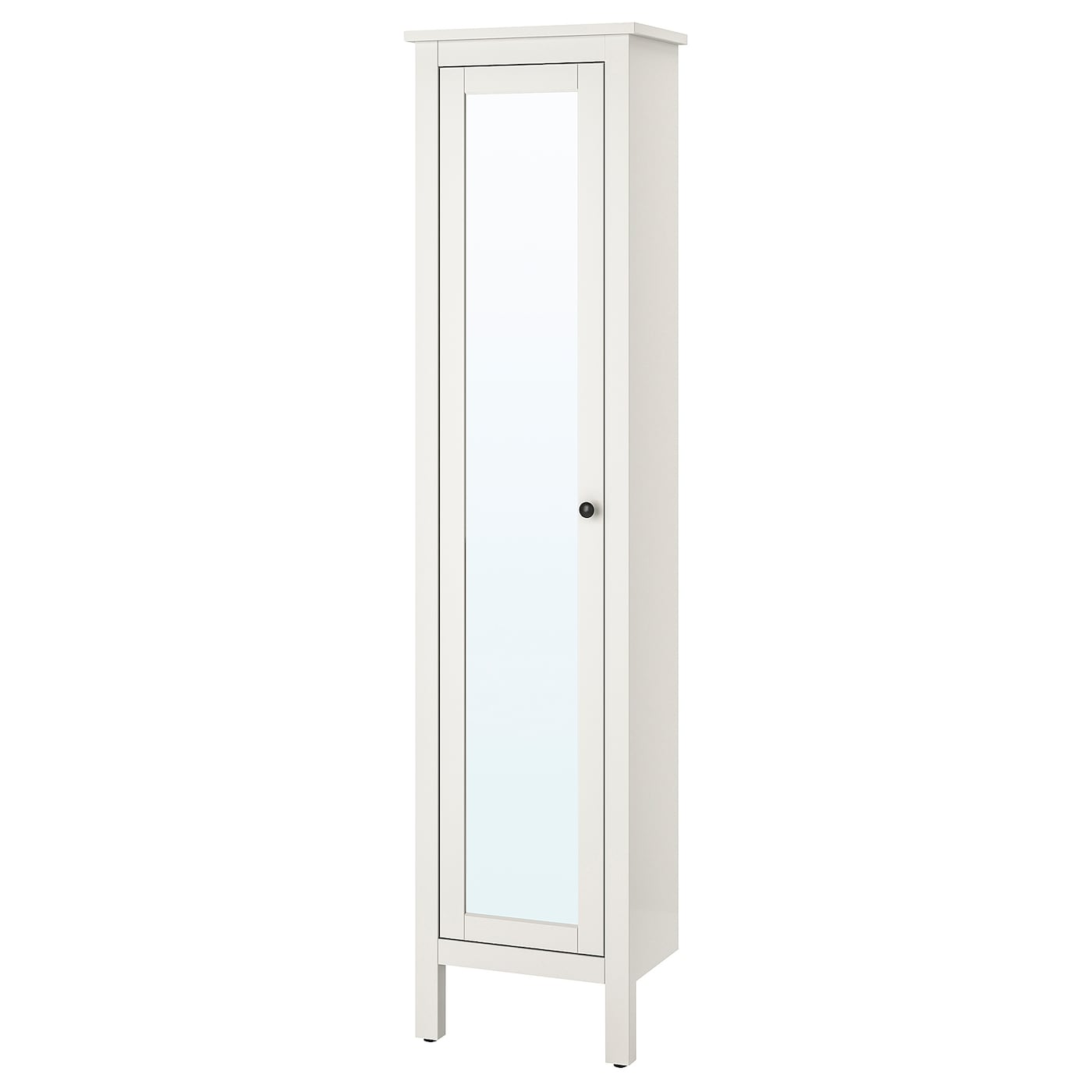 Высокий шкаф для ванной - IKEA HEMNES/ХЕМНЭС ИКЕА, 31x49x200 см, белый