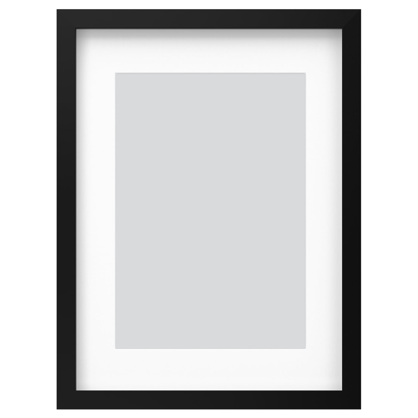 Рамка - IKEA RÖDALM/RODALM/РОДАЛЬМ ИКЕА, 40х30 см, белый/черный