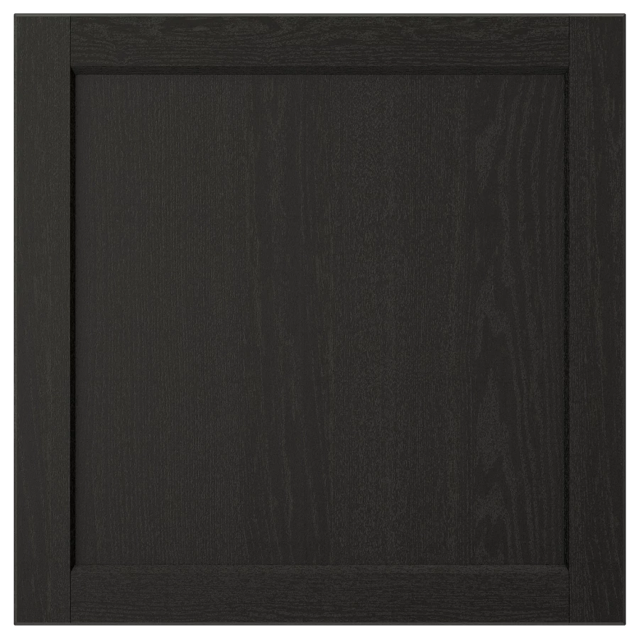 Дверца - IKEA LERHYTTAN, 60х60 см, черный, ЛЕРХЮТТАН ИКЕА (изображение №1)