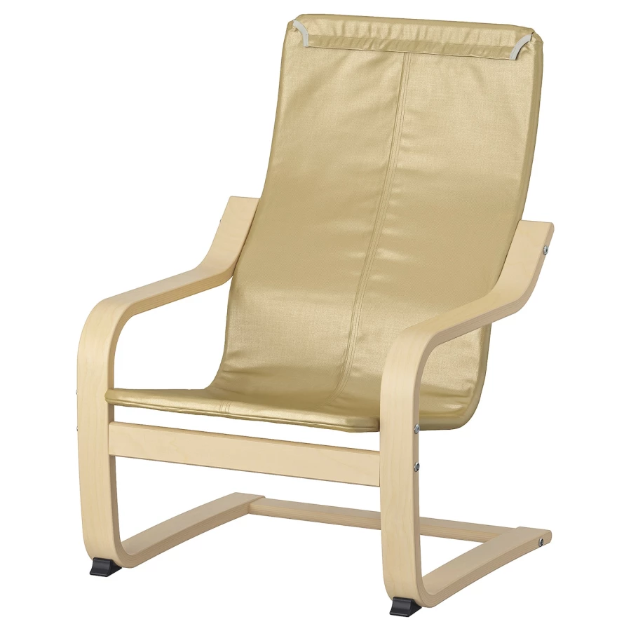 Каркас детского кресла - POÄNG /POANG IKEA/ ПОЭНГ ИКЕА, 68х47 см, бежевый (изображение №1)