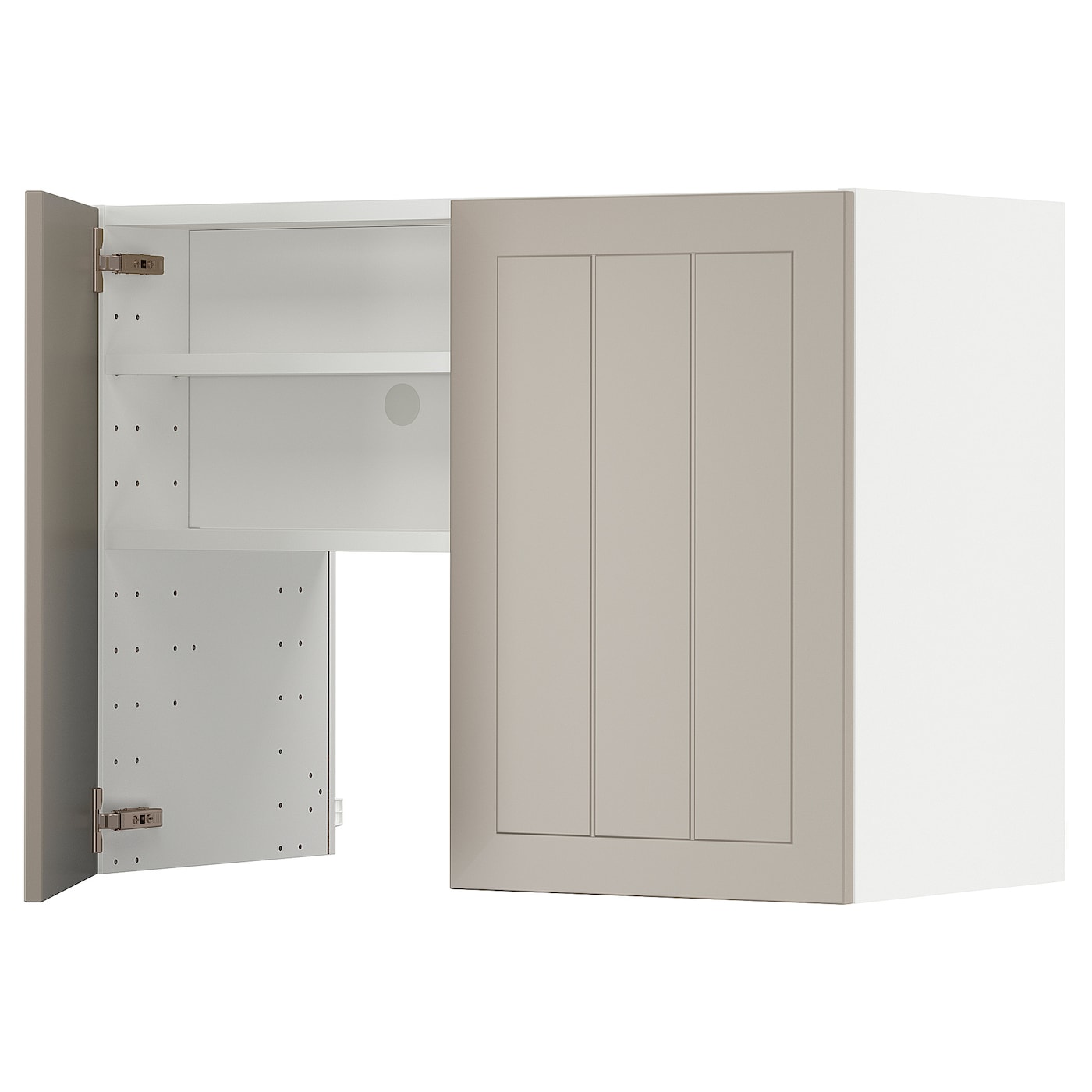 METOD Навесной шкаф - METOD IKEA/ МЕТОД ИКЕА, 60х80 см, белый/бежевый