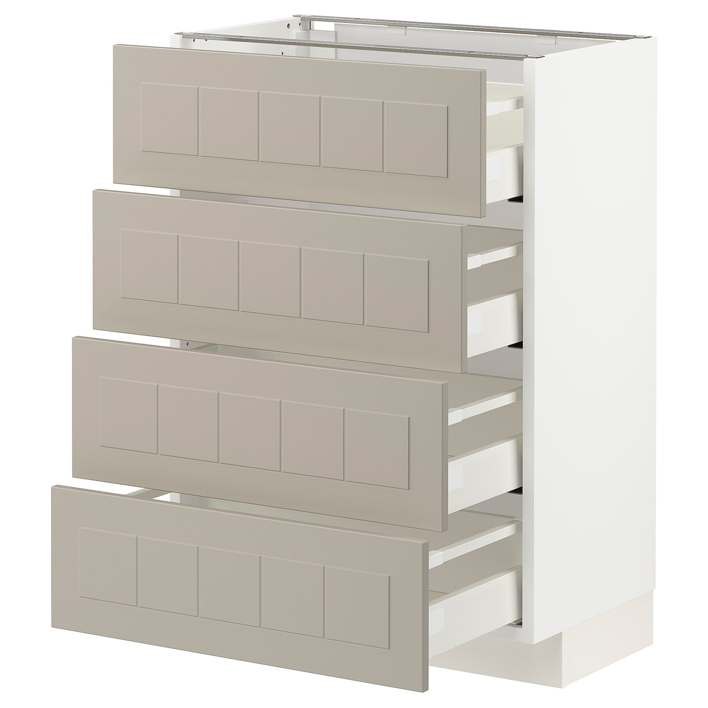 Напольный шкаф  - IKEA METOD MAXIMERA, 88x39,5x60см, белый/светло-серый, МЕТОД МАКСИМЕРА ИКЕА