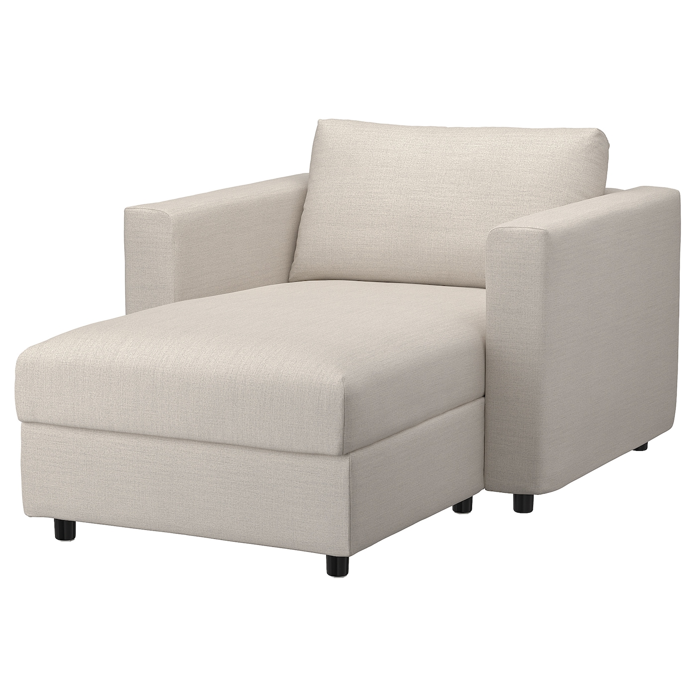 Кресло-шезлонг - IKEA VIMLE/ВИМЛЕ ИКЕА, 68х164х111 см, белый