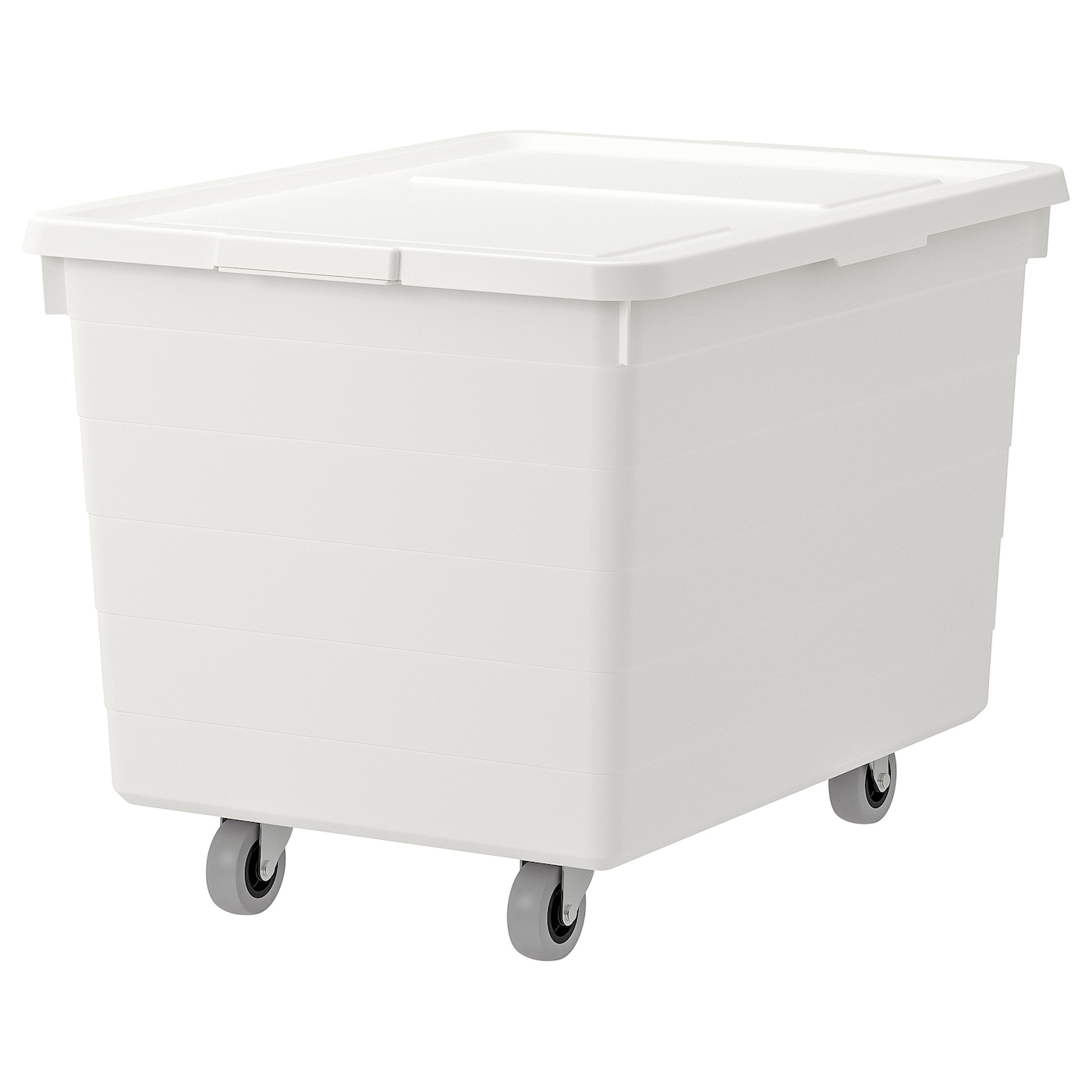 Коробка с крышкой - SOCKERBIT  IKEA/ СОККЕРБИТ ИКЕА, 38х51х37 см, белый