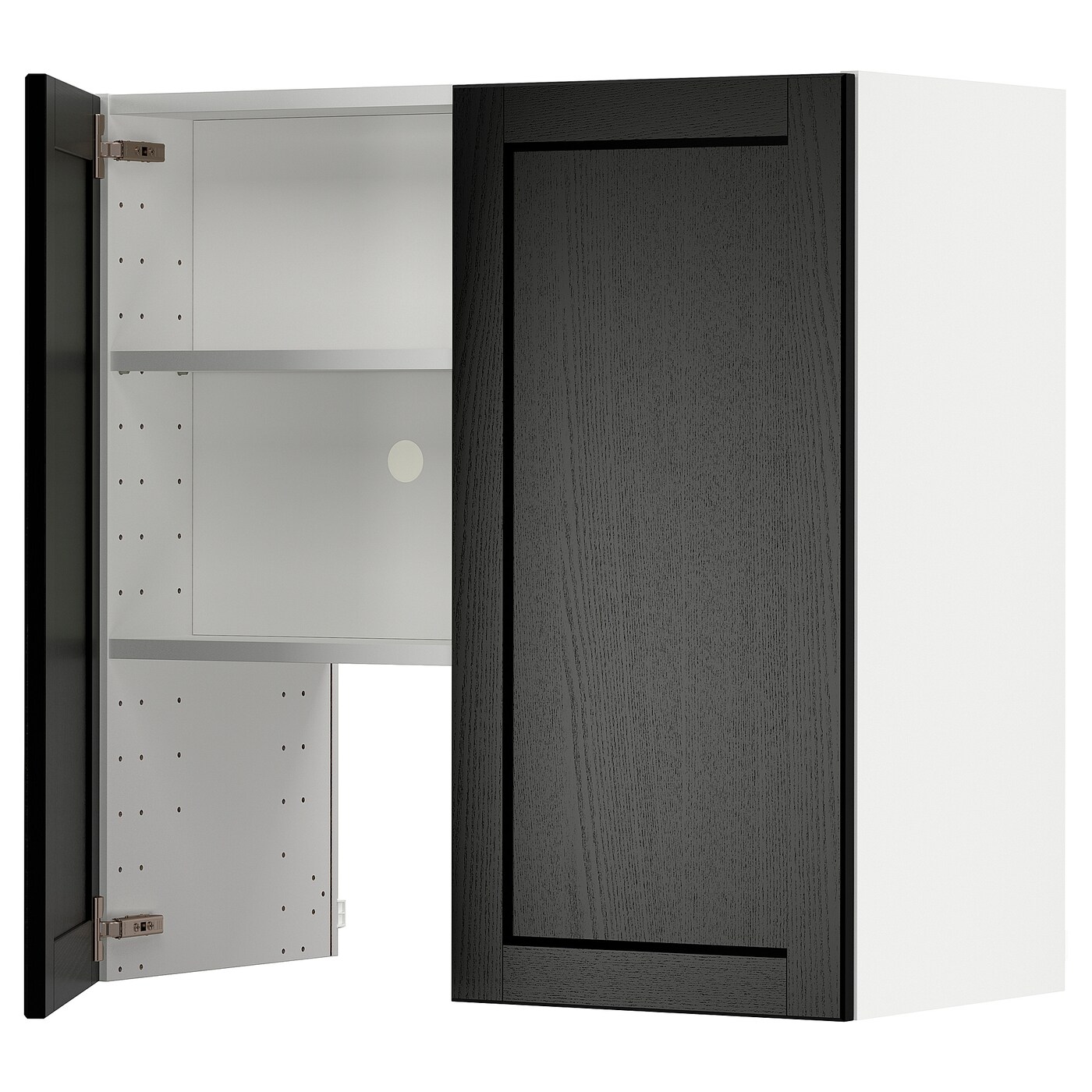 Шкаф под вытяжку -  METOD IKEA/ МЕТОД ИКЕА, 80х80 см, белый/черный