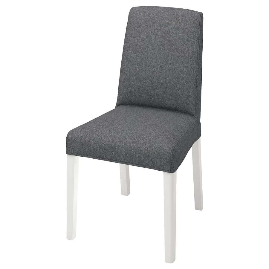 Чехол на стул - BERGMUND IKEA/ БЕРГМУНД ИКЕА,  серый (изображение №2)