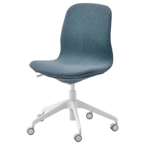 Офисный стул - IKEA LÅNGFJÄLL/LANGFJALL, 68x68x92см, синий, ЛОНГФЬЕЛЛЬ ИКЕА