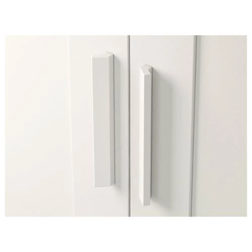 Шкаф платяной 3-дверный - IKEA BRIMNES, 117х190 см, белый, БРИМНЭС/БРИМНЕС ИКЕА (изображение №7)