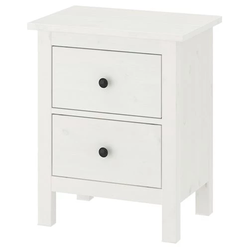 Тумбочка - IKEA HEMNES,54х66  см, белый, ХЕМНЭС ИКЕА (изображение №1)