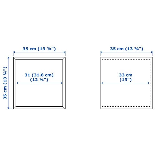 Комбинация навесных шкафов - IKEA EKET, 175x35x210 см, белый/темно-серый/светло-серый, ЭКЕТ ИКЕА (изображение №6)