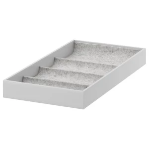 Вставка с 4 отделениями - IKEA KOMPLEMENT, 25x53x5 см, серый КОМПЛИМЕНТ ИКЕА
