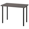 Письменный стол - IKEA LINNMON/ADILS, 100x60 см, темно-серый/черный, ЛИННМОН/АДИЛЬС ИКЕА