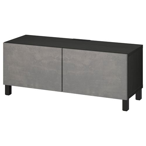 Тумба под ТВ - IKEA BESTÅ/BESTA, 120x42x48 см, серый, Бесто ИКЕА