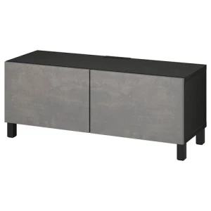 Тумба под ТВ - IKEA BESTÅ/BESTA, 120x42x48 см, серый, Бесто ИКЕА