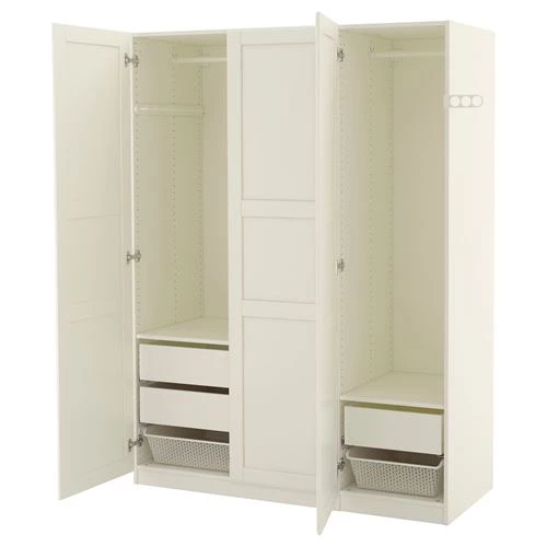 Гардероб - IKEA PAX/TYSSEDAL / ПАКС/ТИССЕДАЛЬ ИКЕА, 150x60x201 см, светло-бежевый (изображение №1)