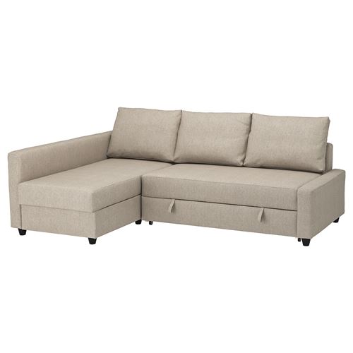 Угловой диван-кровать - IKEA FRIHETEN, 66x151x230см, серый, ФРИХЕТЭН ИКЕА