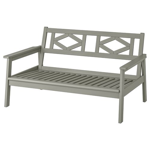 Диван садовый - IKEA BONDHOLMEN, 73х81x139 см, серый, БОНДХОЛЬМЕН ИКЕА