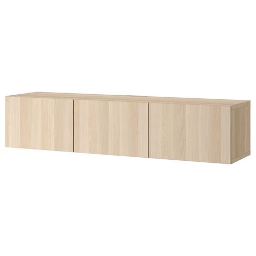 Тумба под ТВ - IKEA BESTÅ/BESTA, 180x42x38 см, коричневый, Бесто ИКЕА (изображение №1)