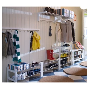 Обувница - IKEA TJUSIG, 37х32 см, белый, ЧУСИГ ИКЕА