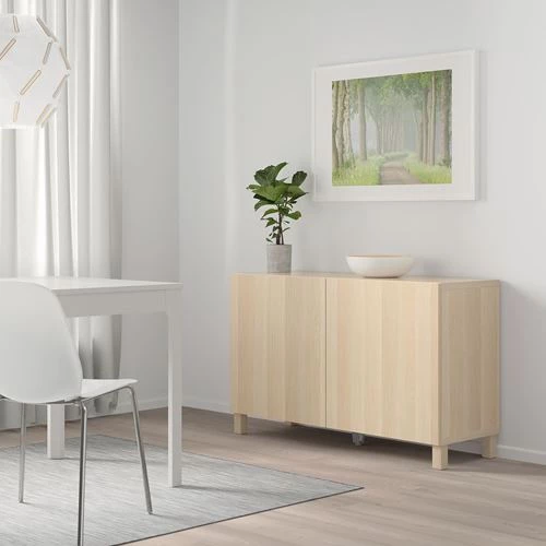 Комбинация для хранения - IKEA BESTÅ/BESTA/ Беста/Бесто ИКЕА, 120x40x74 см, коричневый (изображение №6)