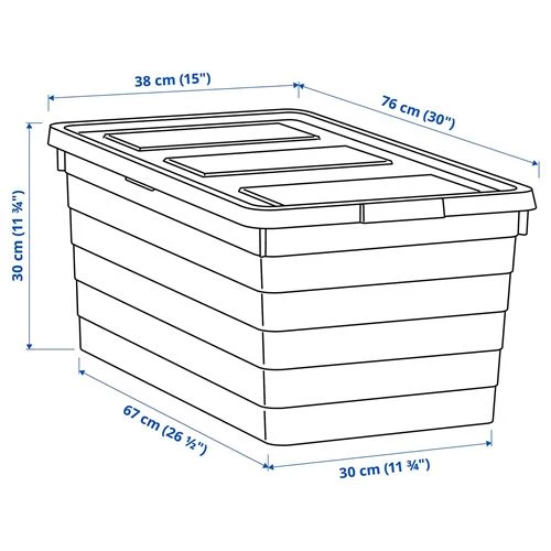 SOCKERBIT коробка с крышкой ИКЕА (изображение №3)