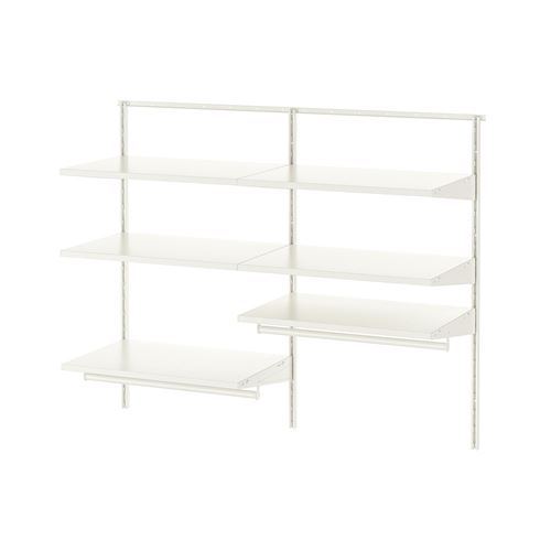 Стеллаж - BOAXEL IKEA/БОАКСЕЛЬ ИКЕА, 40х100х124 см, белый