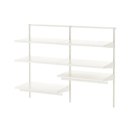 Стеллаж - BOAXEL IKEA/БОАКСЕЛЬ ИКЕА, 40х100х124 см, белый (изображение №1)