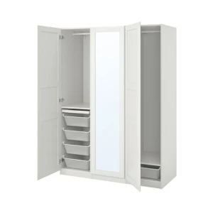 Гардероб - IKEA PAX/TYSSEDAL / ПАКС/ТИССЕДАЛЬ ИКЕА, 150x60x201 см, белый