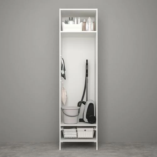 Высокий шкаф - ENHET IKEA/ЭНХЕТ ИКЕА, 60х62х210 см, белый (изображение №3)