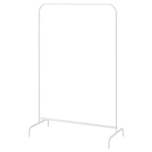 Вешалка напольная - IKEA MULIG, 152х99 см, белый, ИКЕА