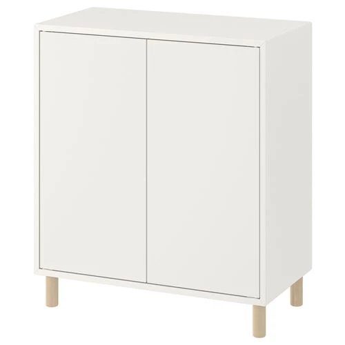 Комбинация для хранения - EKET IKEA/ЭКЕТ ИКЕА, 70x35x80 елый (изображение №1)