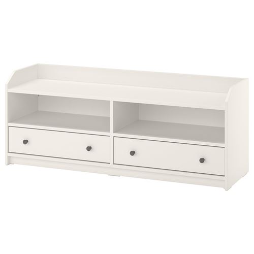 Тумба под ТВ - IKEA HAUGA, 138x36x54 см, белый ХАУГА ИКЕА