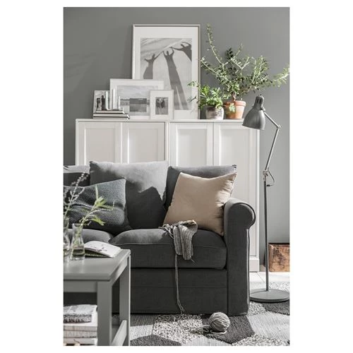 3-местный диван - IKEA GRÖNLID/GRONLID,  98x247см, серый, ГРОНЛИД ИКЕА (изображение №4)