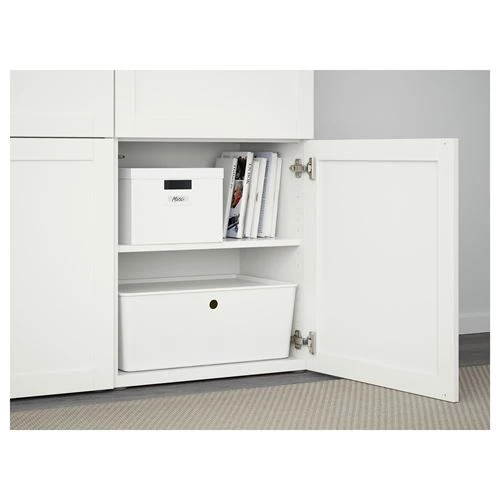 Комбинация для хранения - IKEA BESTÅ/BESTAБеста/Бесто ИКЕА, 120x40x192 см, белый, (изображение №7)