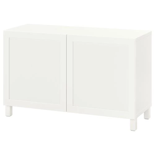 Комбинация для хранения - IKEA BESTÅ/BESTA/Беста/Бесто ИКЕА, 120x42x74 см, белый, (изображение №1)