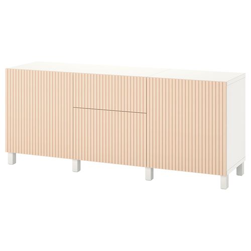 Комбинация для хранения - IKEA BESTÅ/BESTA/БЕСТА/БЕСТО ИКЕА, 180x42x74 см, бежевый