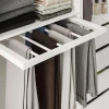 Выдвижная вешалка для брюк - IKEA KOMPLEMENT, 75x58 см, белый КОМПЛИМЕНТ ИКЕА (изображение №2)