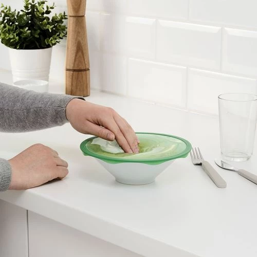 Крышка для контейнера - IKEA SKVIMPA, 19 см, зеленый, СКВИМПА ИКЕА (изображение №3)