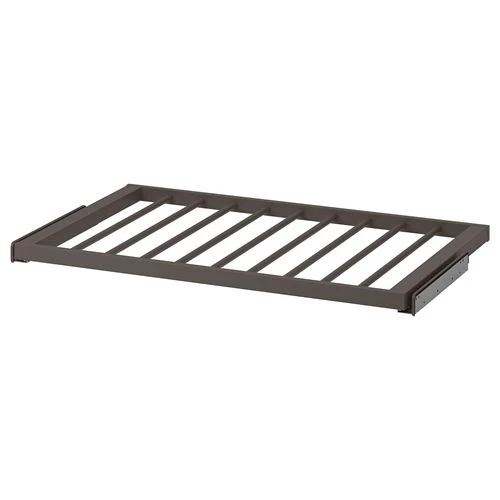 Выдвижная вешалка для брюк - IKEA KOMPLEMENT, 100x58 см, темно-серый КОМПЛИМЕНТ ИКЕА (изображение №1)
