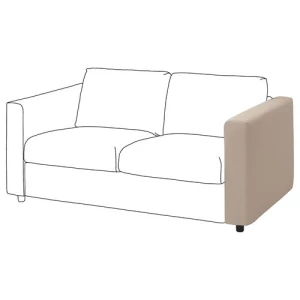 Чехол на подлокотник дивана - IKEA VIMLE, бежевый, ВИМЛЕ ИКЕА