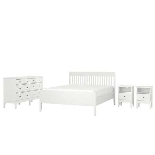 Комплект мебели д/спальни  - IKEA IDANÄS/IDANAS, 200x160, белый, ИДАНЭС ИКЕА