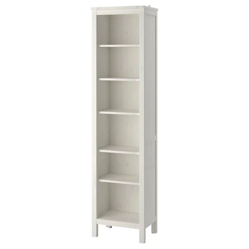 Открытый книжный шкаф - IKEA HEMNES, 49x197 см, белый, ХЕМНЭС ИКЕА (изображение №1)