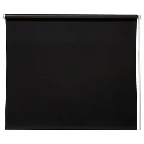 Рулонная штора - IKEA FRIDANS, 195х160 см, черный, ФРИДАНС ИКЕА (изображение №1)