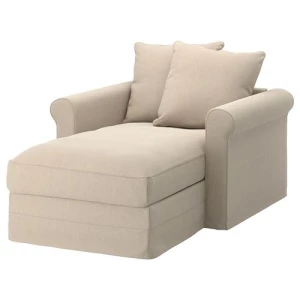 Кресло-кровать - IKEA GRÖNLID/GRONLID/ГРЕНЛИД/ГРЁНЛИД ИКЕА, 49х117х164 см, бежевый