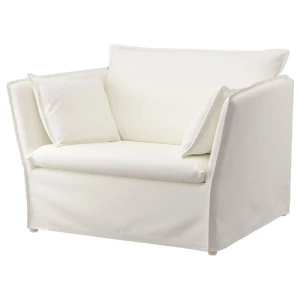 Кресло - IKEA BACKSÄLEN/BACKSALEN, 85х115 см, белый,   Кресло 1 ИКЕА