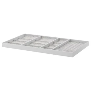 Вставка для выдвижного ящика - IKEA KOMPLEMENT, 100x58 см, серый КОМПЛИМЕНТ ИКЕА