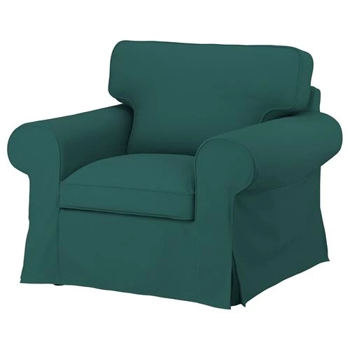 Чехол на кресло - IKEA EKTORP, зеленый, ЭКТОРП ИКЕА (изображение №2)