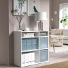 Органайзер с крышкой - IKEA PANSARTAX, 33x33x33 см, голубой, ИКЕА (изображение №2)