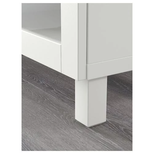 Комбинация для хранения - IKEA BESTÅ/BESTA/БЕСТА/БЕСТОИКЕА, 180x42x76 см, белый (изображение №4)