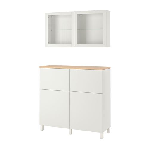 Комбинация для хранения - IKEA BESTÅ/BESTA/Беста/Бесто ИКЕА, 120x42x240 см, белый,